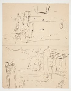 Tanulmány a tizenkettedik éjszakára (?) alkotó: Edwin Austin Abbey