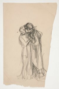 Tanulmány a tizenkettedik éjszakára (?) alkotó: Edwin Austin Abbey