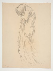Tanulmány a 12 éjféli számhoz alkotó: Edwin Austin Abbey