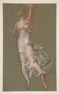 Tanulmány 15:00 figurához alkotó: Edwin Austin Abbey