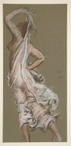 Tanulmány 17:00 figurához alkotó: Edwin Austin Abbey