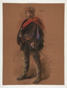 Tanulmány Peter Minuit kapitány alakjához alkotó: Edwin Austin Abbey