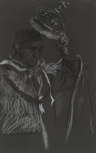 Study of Peer for Coronation of Edward VII alkotó: Edwin Austin Abbey