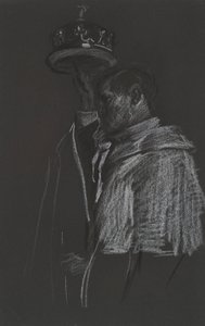Tanulmány a Peer koronázására Edward VII alkotó: Edwin Austin Abbey