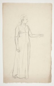 Tanulmány egy nőről alkotó: Edwin Austin Abbey