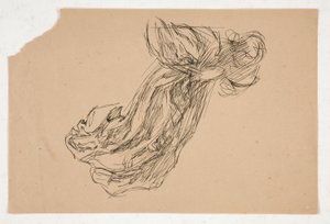 Angyaltanulmány (ólomüveghez? mennyezethez?) alkotó: Edwin Austin Abbey