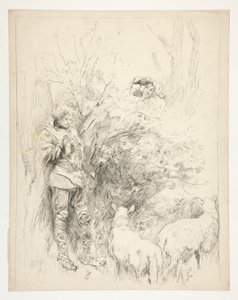 A nárcisz dal. Pásztor és bolond alkotó: Edwin Austin Abbey