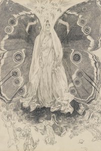 Titánia, II. felvonás illusztrációja, ii. jelenet, Szentivánéjszaka alkotó: Edwin Austin Abbey