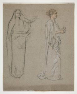 Két nő: tanulj alkotó: Edwin Austin Abbey