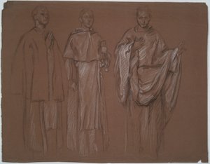 Azonosítatlan tanulmány alkotó: Edwin Austin Abbey