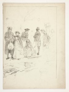 Névtelen illusztráció Oliver Goldsmithnek alkotó: Edwin Austin Abbey