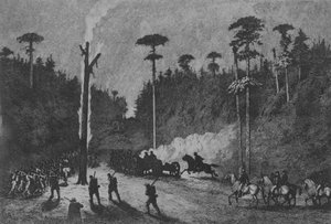 Éjszakai menet, 16. tábla a Life Studies of the Great Army-ból, 1876.