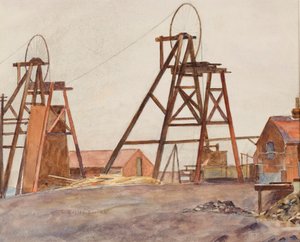 Gödörkerekek (akvarell papíron)