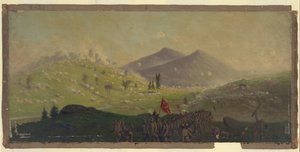 Támadás a Little Round Top ellen, amelyet a Sykes tábornok által vezényelt 5. hadtest tartott