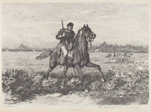A lovasság előrenyomulása alkotó: Edwin Forbes