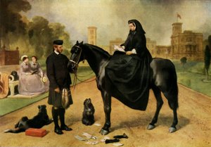 „Viktória királynő Osborne-ban”, 1865-1867, 1943.