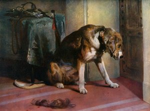 Suspense, 19. század, 1912. alkotó: Edwin Landseer