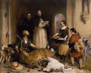 Jelenet a régi időkben a Bolton Abbeyben, 1834 körül (olaj, vászon) alkotó: Edwin Landseer
