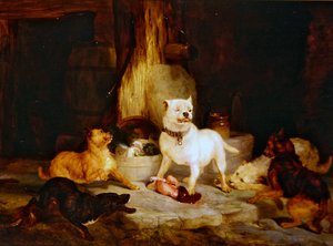 A kastély királya (olaj, panel) alkotó: Edwin Landseer