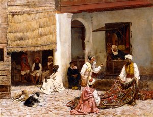 Szőnyegbazár, Tanger, 1878