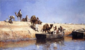 Teveparton a tengerparton Sale-ben, Maroc, 1880 alkotó: Edwin Lord Weeks