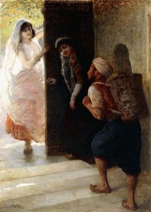 Ezeregy éjszaka, A bagdadi portás, 1900 körül