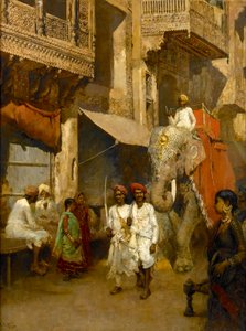 Sétány egy indián utcában alkotó: Edwin Lord Weeks