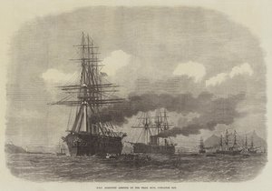 A HMS Agincourt zátonyra futott a Gibraltári-öbölben lévő Gyöngysziklán.