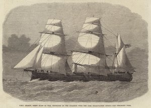 HMS Amazon, Screw Sloop of War, elpusztult a Cork Steam-Packet Osprey-vel való ütközés következtében