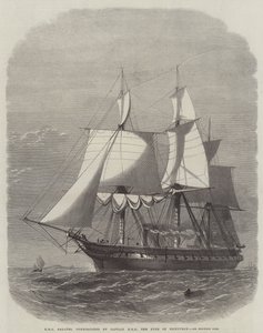 HMS Galatea, HRH kapitány, Edinburgh hercege megbízásából
