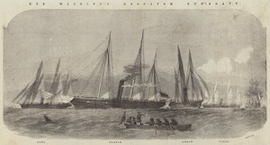 Őfelsége Despatch ágyúnaszádjai, Lynx, Beagle, Arrow és Viper alkotó: Edwin Weedon