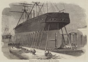 Hidraulikus lift a New Graving-Docksnál, Blackwall közelében alkotó: Edwin Weedon