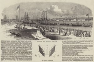 A West Hartlepool New Dock megnyitása