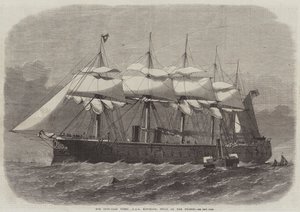 Vasruhás flottánk, a HMS Minotaur a Temzére épült alkotó: Edwin Weedon