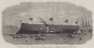Vaskalapos flottánk, HMS Lord Clyde, Steam-Ram elindítása Pembroke Dockyardban