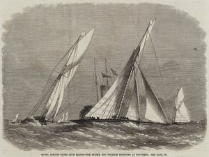 Royal London Yacht Club Match, a Sphinx és a Volante megkerülése Southendnél