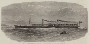 A glasgow-i David Hutcheson és Társa cég új szalonhajója, az Iona.
