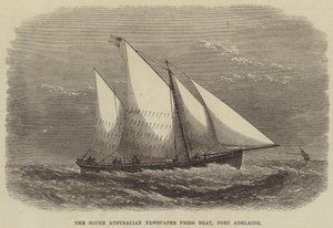 A South Australian Newspaper Press Boat, Port Adelaide