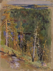 Erdei tájkép alkotó: Eero Järnefelt