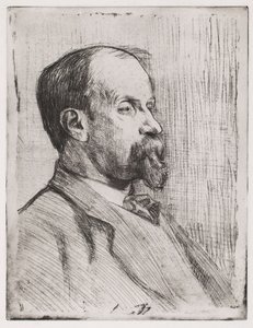 Juhani Aho portréja alkotó: Eero Järnefelt