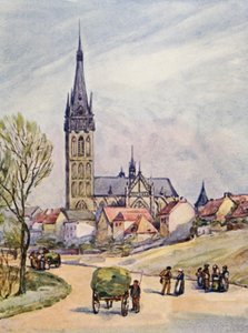 A Rajna: Wesel (színes litográfia)