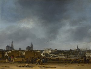 Delft képe az 1654-es robbanás után