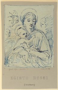 Madonna és gyermeke alkotó: Egisto Rossi