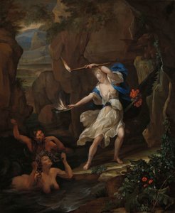 Circe megbünteti Glaucust azzal, hogy Scyllát szörnyeteggé változtatja Circe Punishing Glaucus Scylla szörnyeteggé alakításával