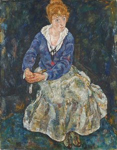 A művész feleségének, Edith Schielének portréja alkotó: Egon Schiele