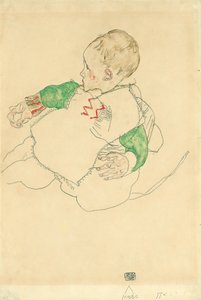 Gyermek zöld ujjú alkotó: Egon Schiele