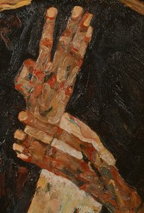 A költő (olaj, vászon) alkotó: Egon Schiele