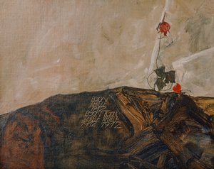 Die Eremiten (olaj, vászon) alkotó: Egon Schiele