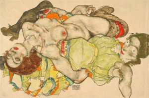 Női szerelmesek alkotó: Egon Schiele