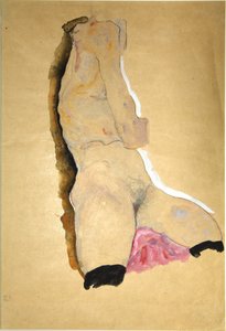 Női törzs, 1911. alkotó: Egon Schiele